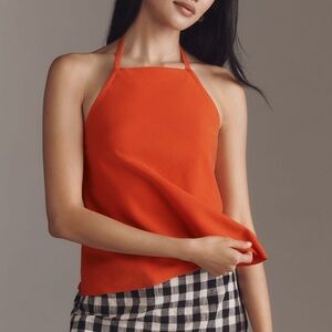 ANTHROPOLOGIE➕NWT Linen Blend Halter Top